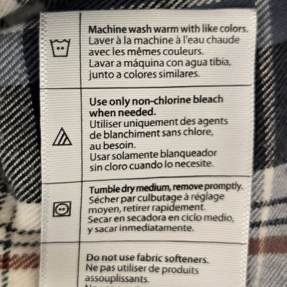 Carhartt Flannel Heavyweight Original Fit Button Long Sleeve Shirt Mens Sz 2XLT - Picture 7 of 8